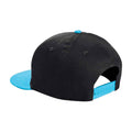 Black-Surf Blue - Back - Beechfield Childrens-Kids Snapback Cap