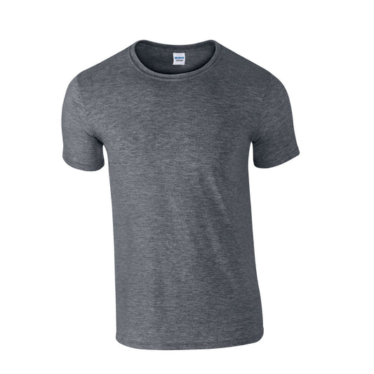 Dark Heather - Front - Gildan Mens Softstyle Heather T-Shirt