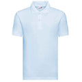 Sky Blue - Front - Awdis Childrens-Kids Academy Pique Polo Shirt