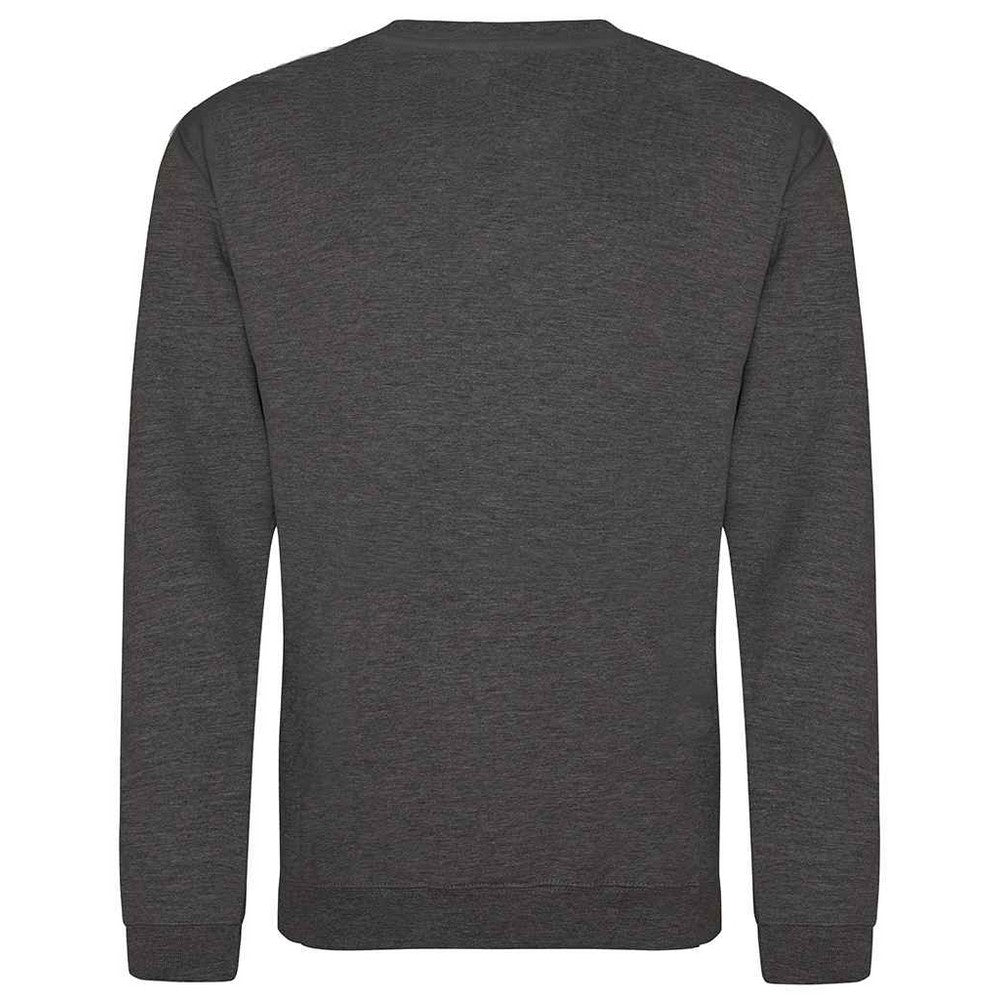 Charcoal - Back - Awdis Unisex Adult Sweatshirt