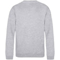 Grey - Back - Awdis Childrens-Kids Heather Sweatshirt