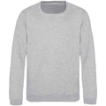 Grey - Front - Awdis Childrens-Kids Heather Sweatshirt