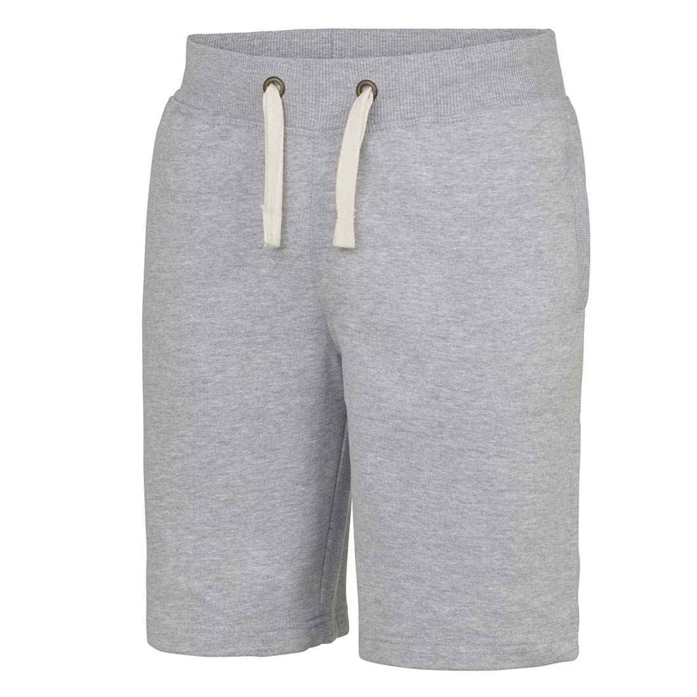 Heather Grey - Back - Awdis Mens Campus Heather Shorts