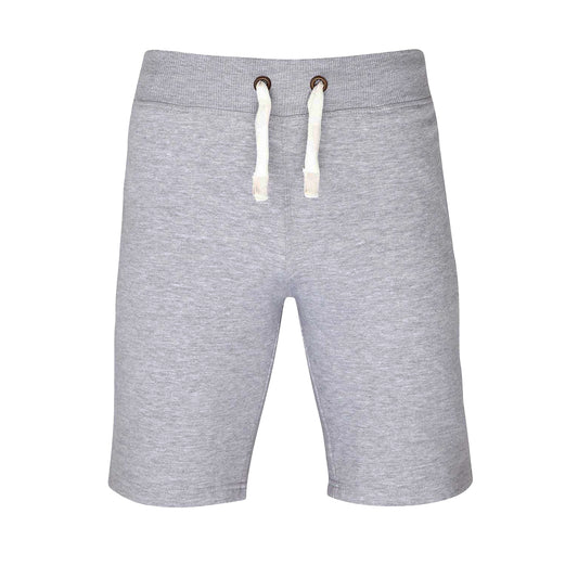 Heather Grey - Front - Awdis Mens Campus Heather Shorts
