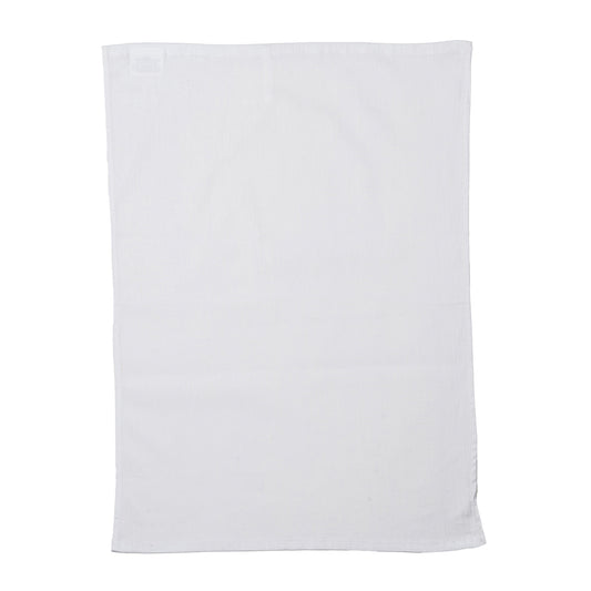 White - Front - Towel City Plain Tea Towel