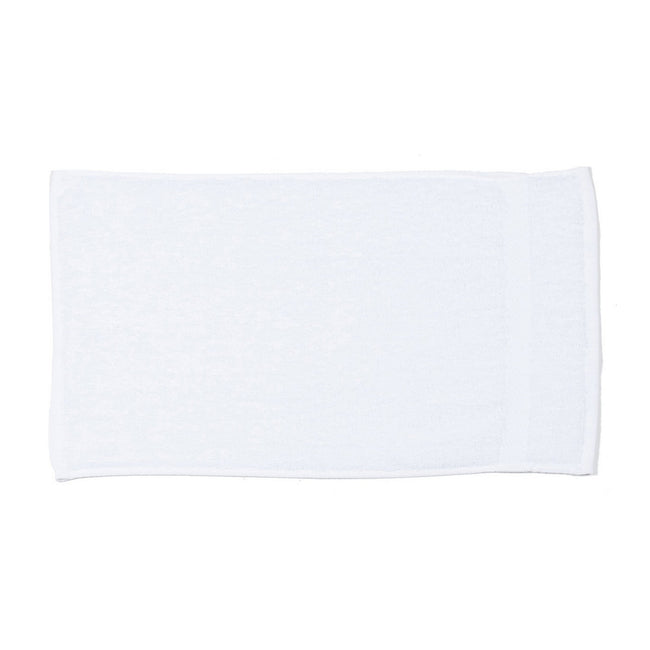 White - Front - Towel City Luxury Guest Towel