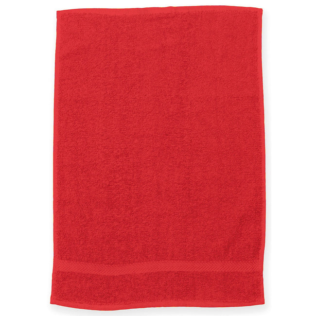 Red - Front - Towel City Gym Towel