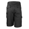 Black - Back - WORK-GUARD by Result Mens Action Cargo Shorts