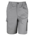 Grey - Front - WORK-GUARD by Result Mens Action Cargo Shorts