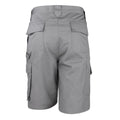Grey - Back - WORK-GUARD by Result Mens Action Cargo Shorts