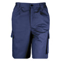 Navy - Front - WORK-GUARD by Result Mens Action Cargo Shorts