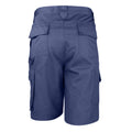 Navy - Back - WORK-GUARD by Result Mens Action Cargo Shorts