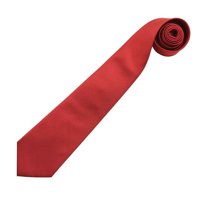 Burgundy - Back - Premier Mens Colours Fashion Tie