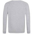 Grey - Back - Awdis Childrens-Kids Academy Raglan Sweatshirt
