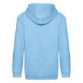 Sky Blue - Back - Fruit Of The Loom Childrens-Kids Premium Hooded Sweatshirt