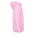 Light Pink - Side - Fruit Of The Loom Childrens-Kids Premium Hooded Sweatshirt