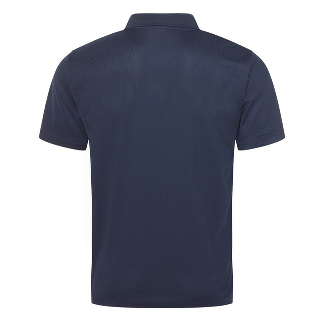 French Navy - Back - Awdis Mens SuperCool Performance Polo Shirt