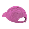 True Pink - Back - Beechfield 6 Panel Low Profile Cap