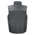 Black - Back - WORK-GUARD by Result Mens Vostex Gilet