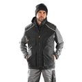 Black - Side - WORK-GUARD by Result Mens Vostex Gilet