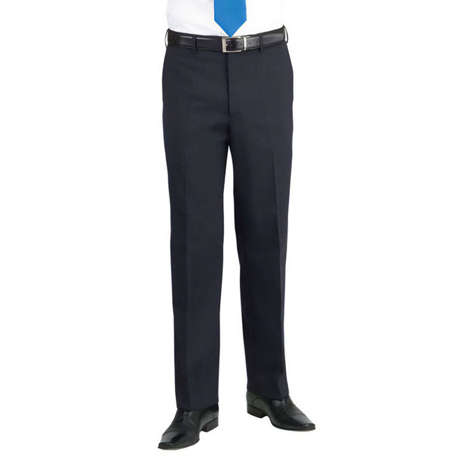 Navy - Front - Brook Taverner Mens Concept Apollo Trousers