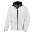White-Black - Front - Result Core Mens Printable Soft Shell Jacket