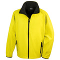Yellow-Black - Front - Result Core Mens Printable Soft Shell Jacket
