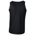 Black - Back - Gildan Unisex Adult Softstyle Tank Top