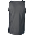 Charcoal - Back - Gildan Unisex Adult Softstyle Tank Top