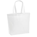 White - Front - Westford Mill Premium Cotton Maxi Tote Bag
