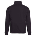 Jet Black - Back - Awdis Mens Sophomore Zip Neck Sweatshirt