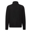 Black - Back - Fruit of the Loom Mens Premium Sweat Jacket