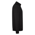 Black - Side - Fruit of the Loom Mens Premium Sweat Jacket