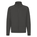 Light Graphite - Front - Fruit of the Loom Mens Premium Sweat Jacket