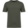 Khaki Green - Front - Native Spirit Unisex Adult Oversized T-Shirt