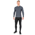 Black - Side - Spiro Mens Bodyfit Base Layer Leggings