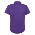 Purple - Back - Awdis Womens-Ladies Moisture Wicking Lady Fit Polo Shirt