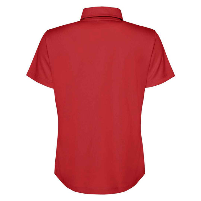 Fire Red - Back - Awdis Womens-Ladies Moisture Wicking Lady Fit Polo Shirt