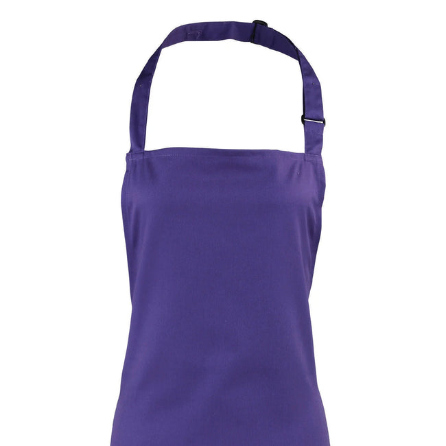 Purple - Back - Premier Colours 2 in 1 Full Apron