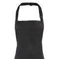 Black - Back - Premier Colours 2 in 1 Full Apron