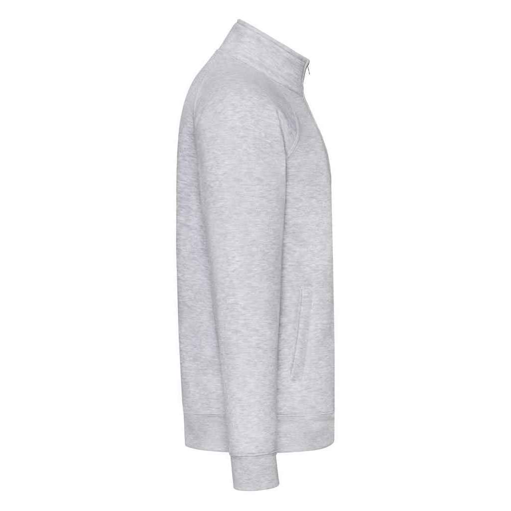 Heather Grey - Side - Fruit Of The Loom Mens Heather Premium Sweatshirt