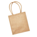 Natural - Back - Westford Mill Boutique Jute Shopper Bag