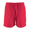 Red - Back - Tombo Mens All Purpose Mesh Lined Shorts