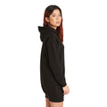 Jet Black - Side - Awdis Womens-Ladies Hoodie Dress