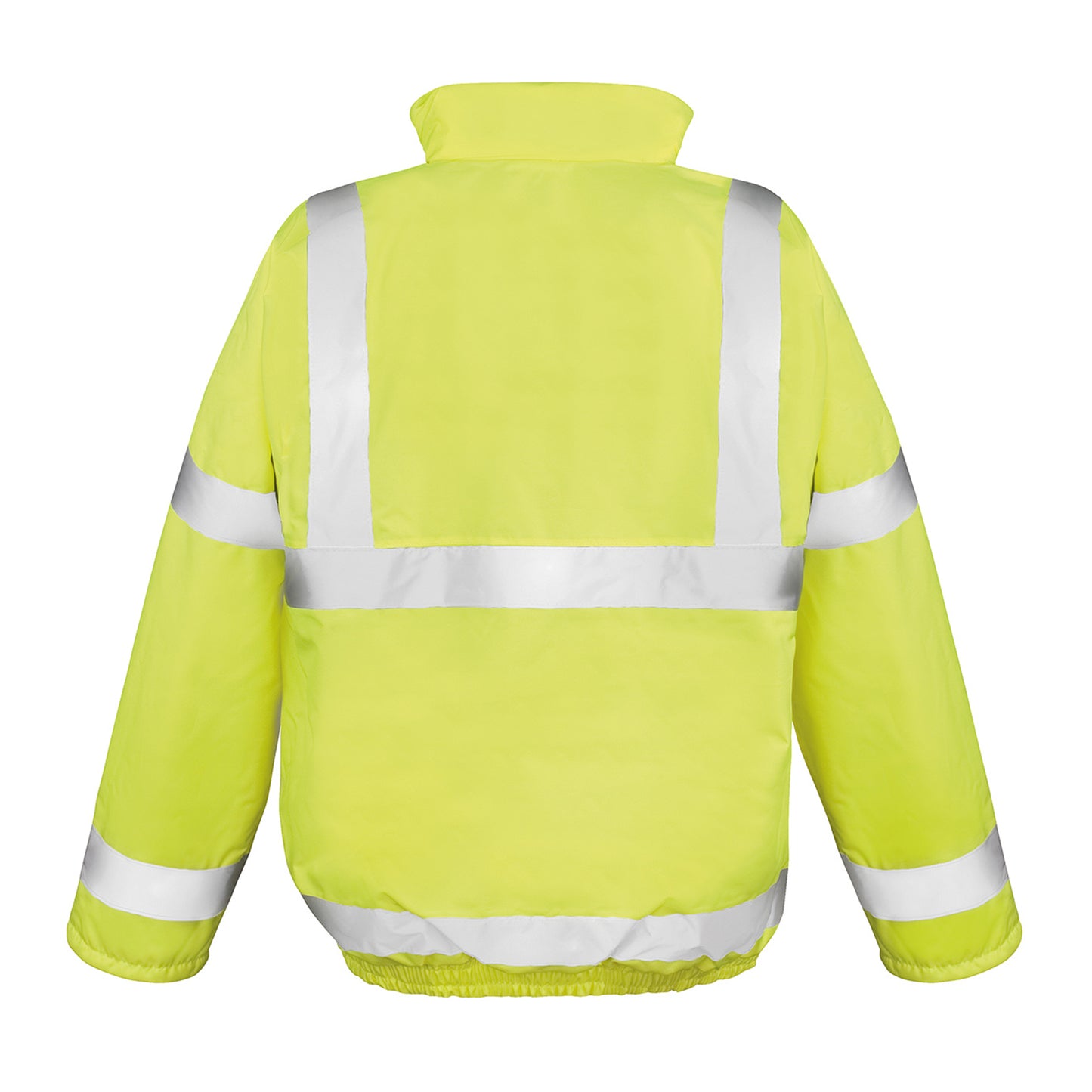 Fluorescent Yellow - Back - Result Core Unisex Adult High-Vis Winter Blouson Jacket