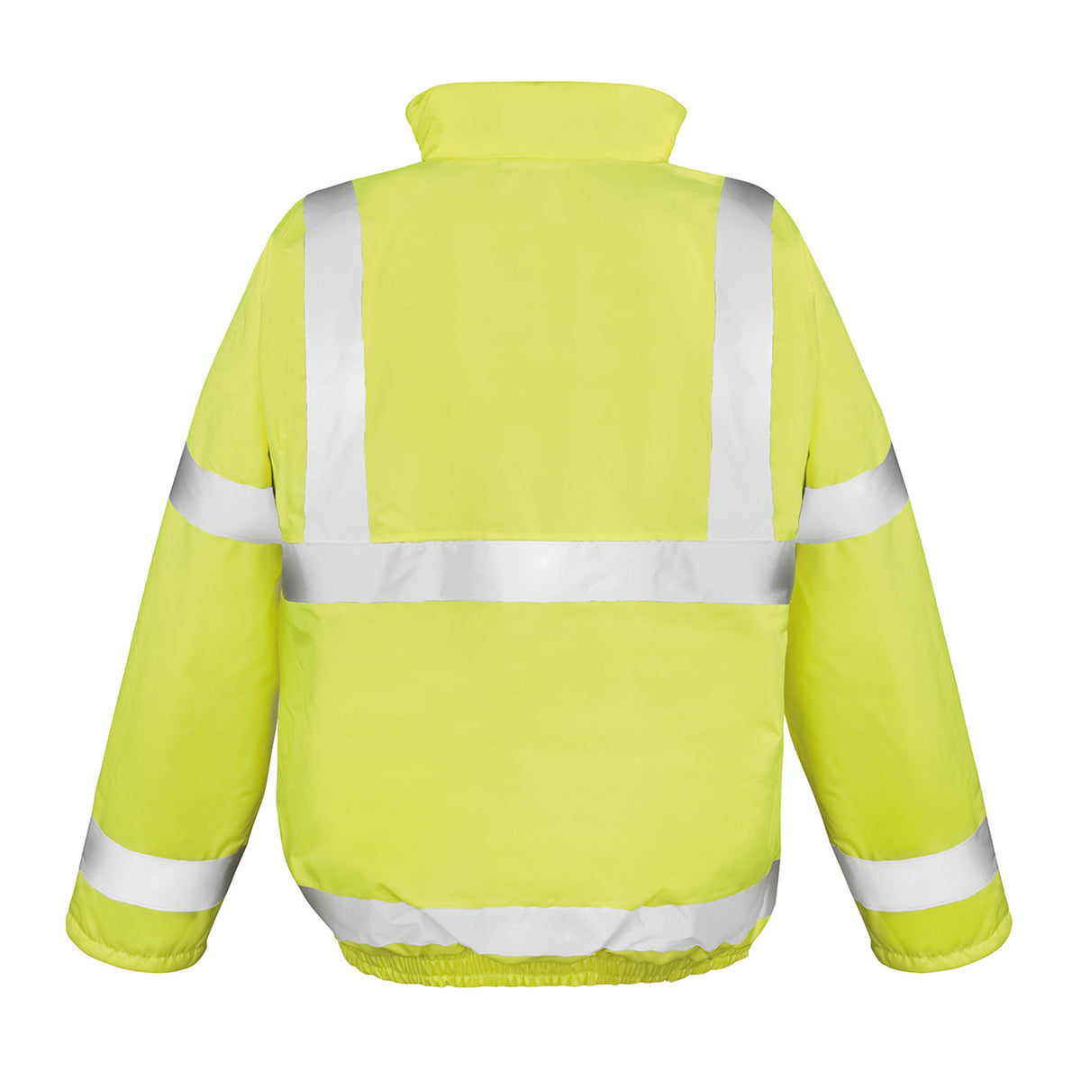 Fluorescent Yellow - Back - Result Core Unisex Adult High-Vis Winter Blouson Jacket