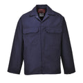 Navy - Front - Portwest Mens Bizweld Flame Resistant Jacket