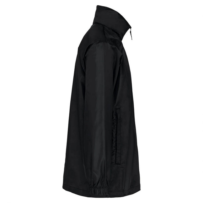 Black - Side - Kariban Unisex Adult Plain Windbreaker