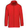 Red - Front - Kariban Unisex Adult Plain Windbreaker