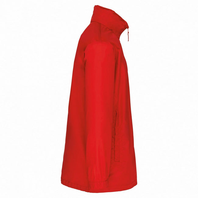Red - Side - Kariban Unisex Adult Plain Windbreaker